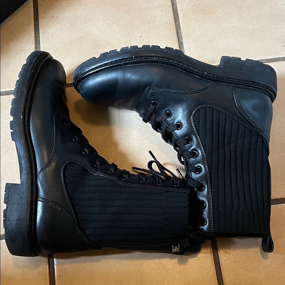 Sam Edelman Black Leather Women's Boots - Picture 3 of 4